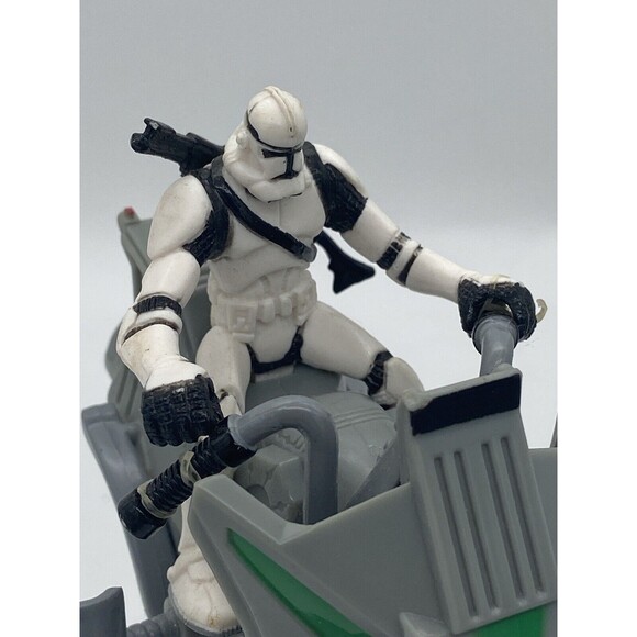 Attacktix Star Wars Battle Master Set AT-RT & Republic Gunship 4 Pieces Hasbro - Picture 7 of 16